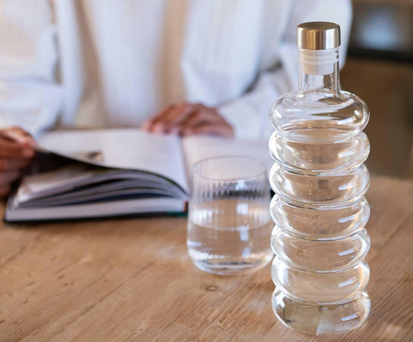 Bouteille en verre 1L, SPIRALE