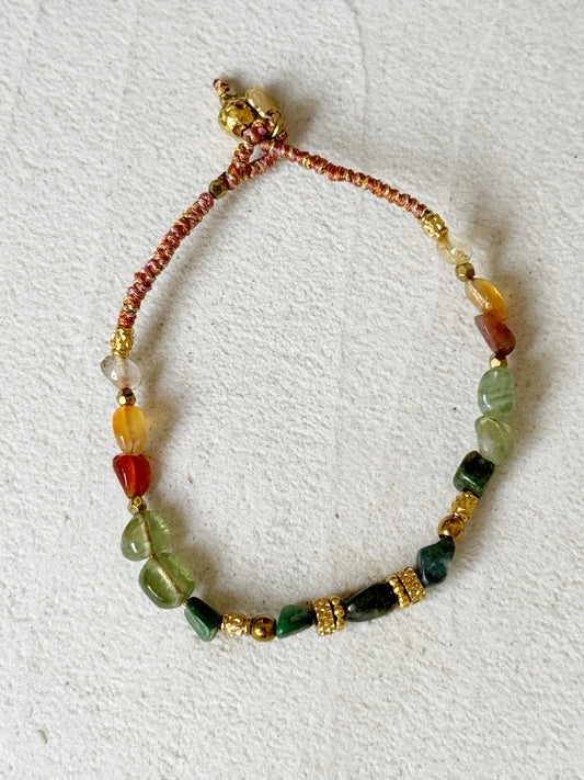 Bracelet orange et vert, COCO