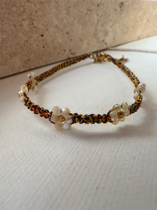 Bracelet blanc, MARGUERITE