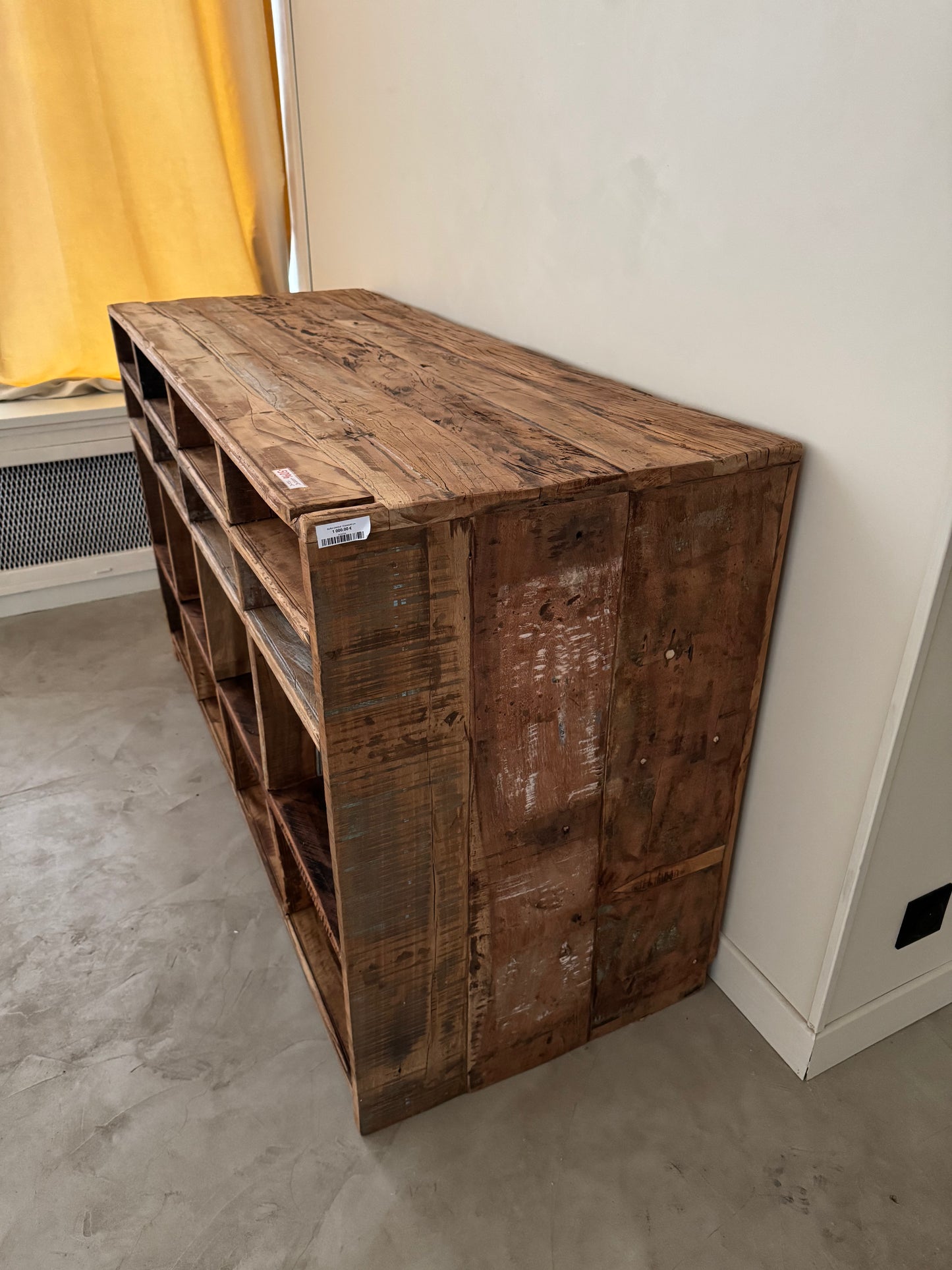 Buffet teck recyclé