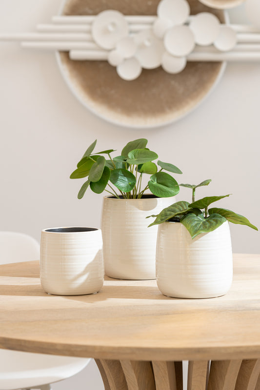 Cache-pot blanc - BLANCA