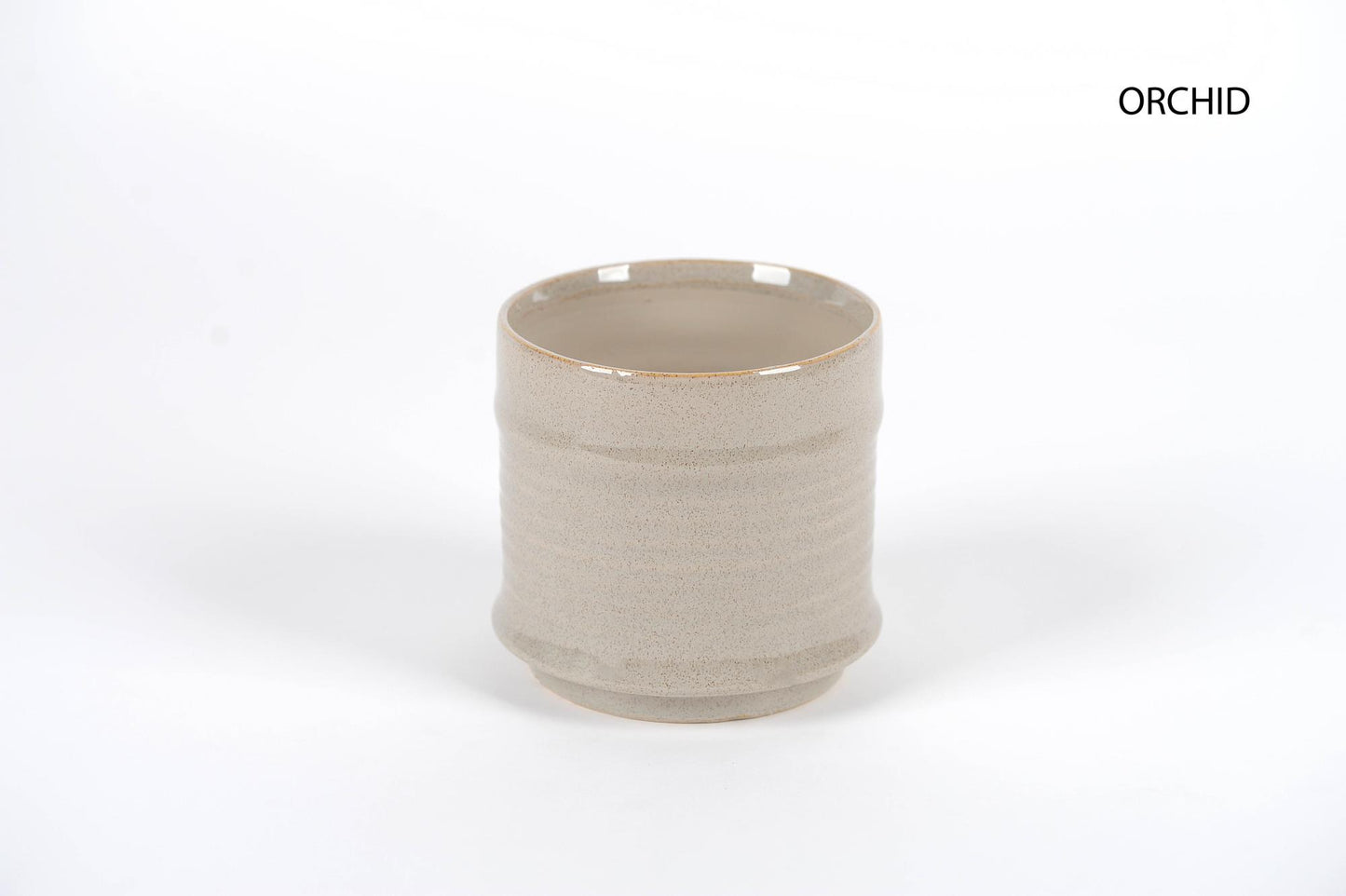 Cache-pot beige chiné, MARCEL