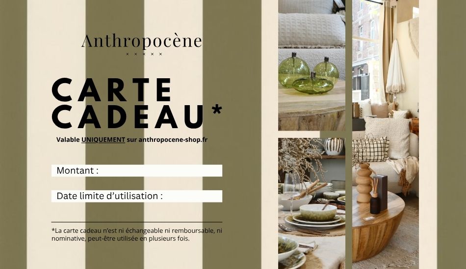 Carte cadeau Anthropocène