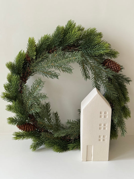 Couronne sapin artificiel