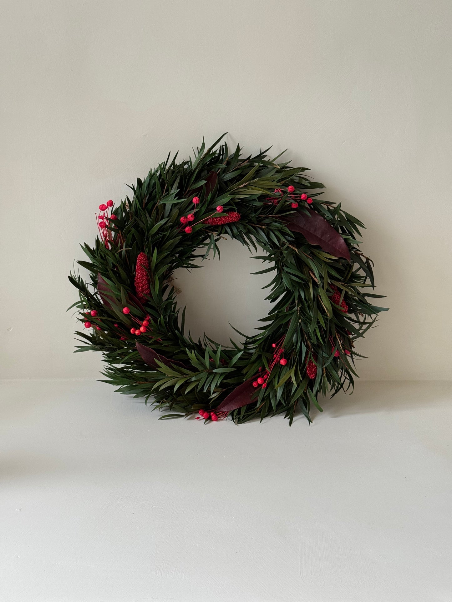 Couronne fleurs séchées