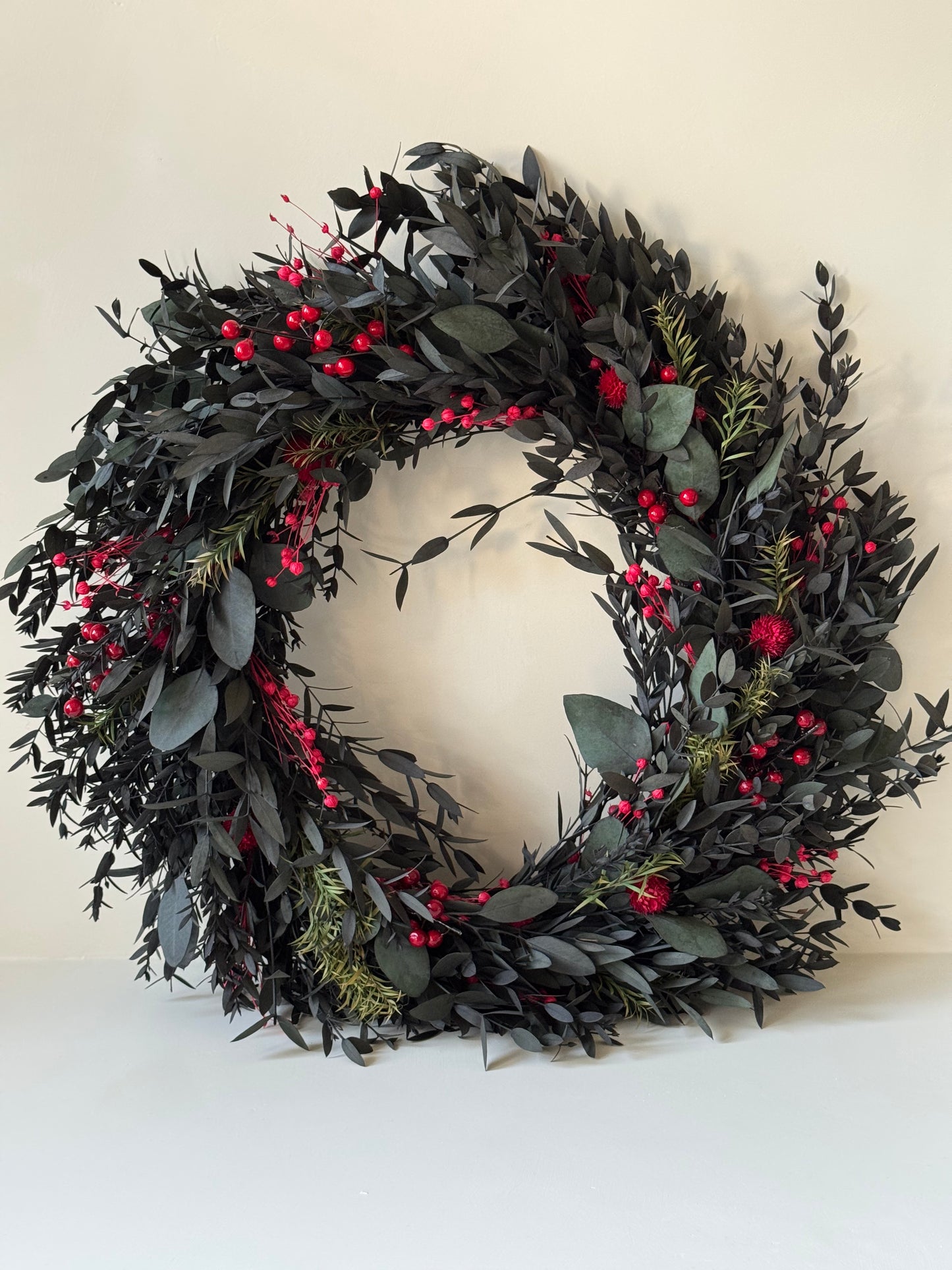 Couronne fleurs séchées