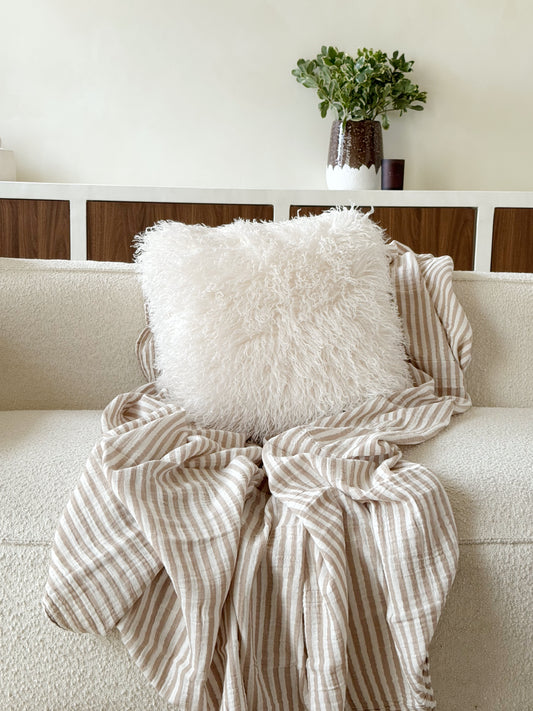 Coussin blanc - MOUTI