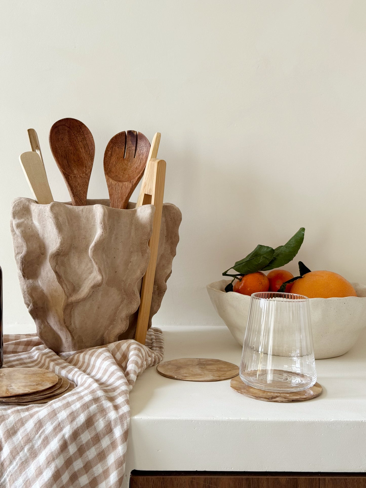 Dessous de verre x6 - COQUILLAGE