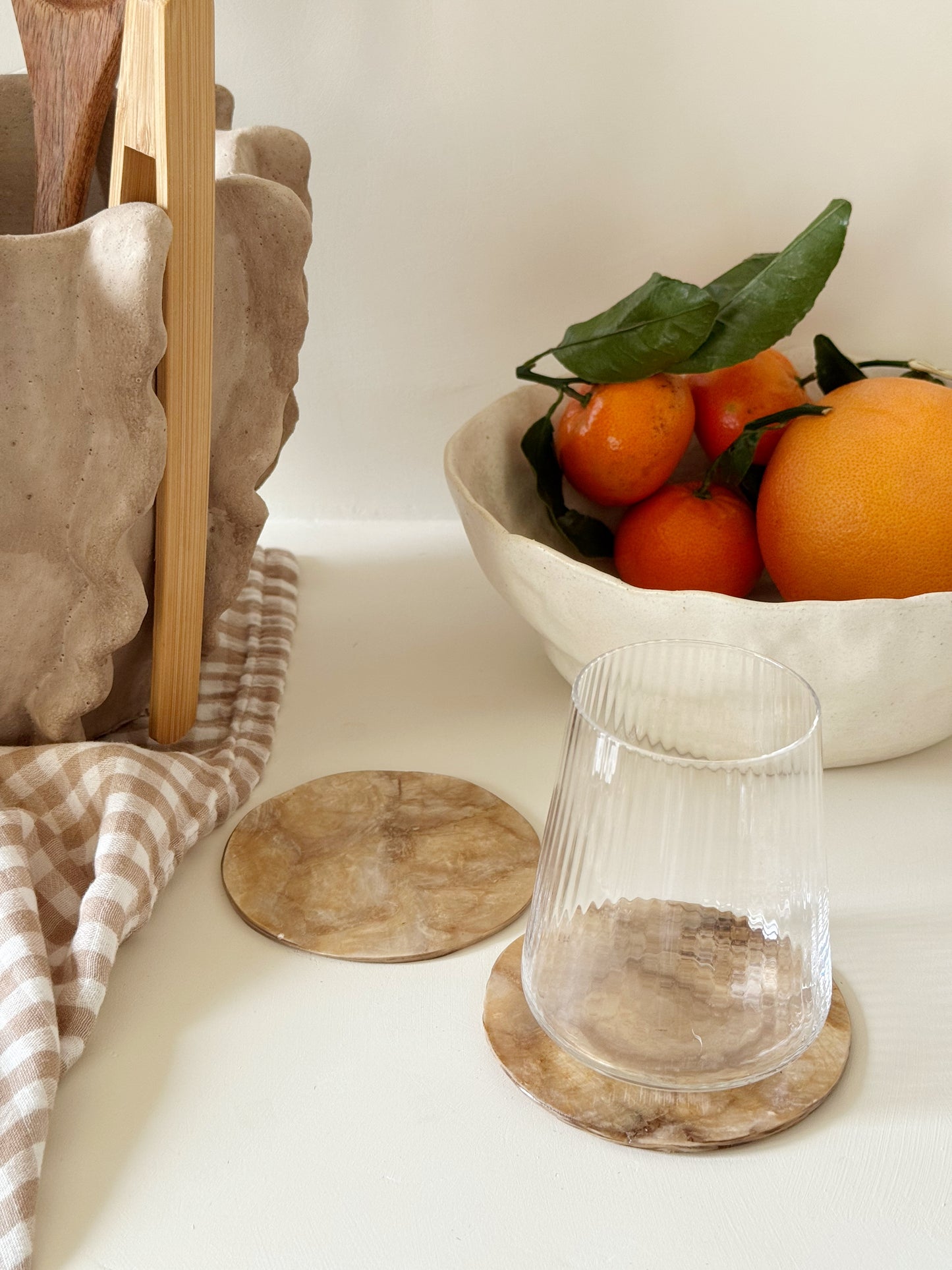 Dessous de verre x6 - COQUILLAGE