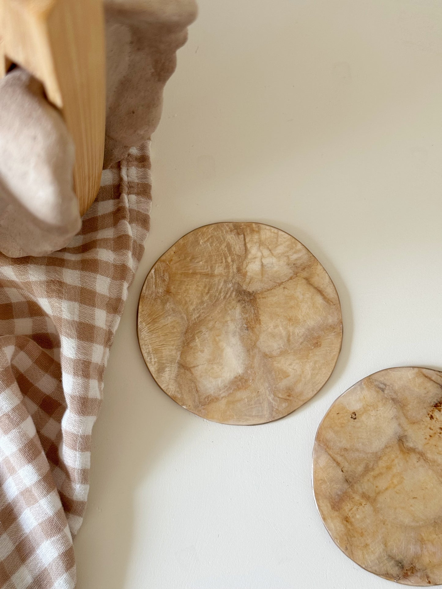 Dessous de verre x6 - COQUILLAGE