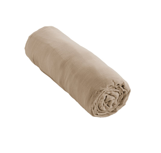 Drap housse ficelle, GAZE DE COTON