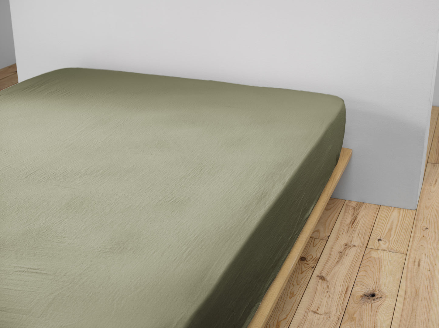 Drap housse kaki, GAZE DE COTON