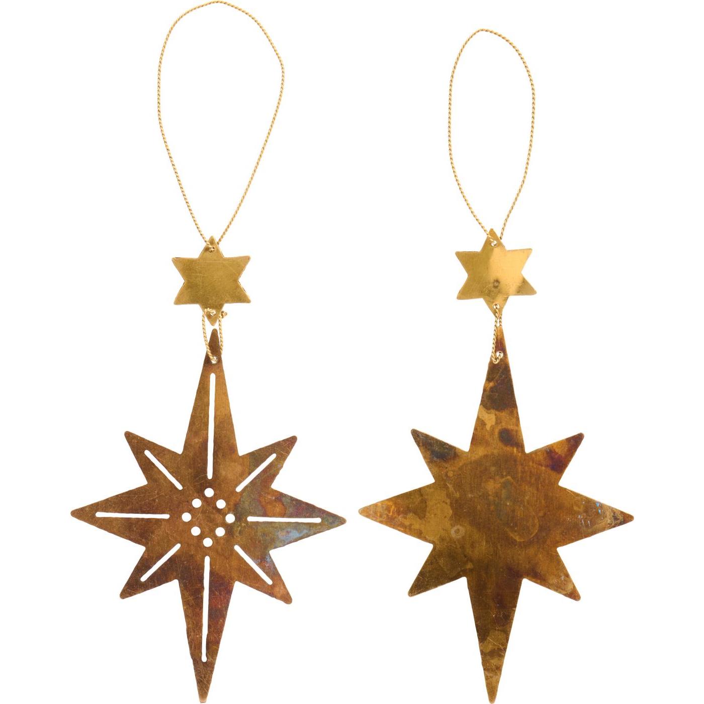 Étoiles à suspendre - LAITON