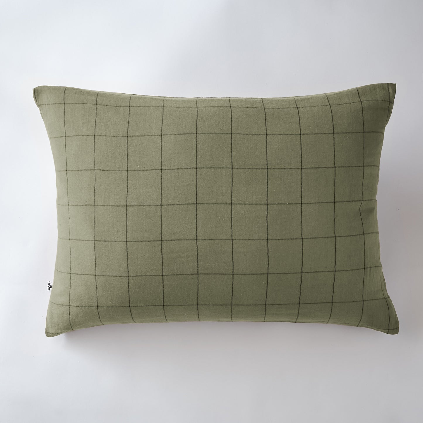 Taie d'oreiller kaki match, GAZE DE COTON