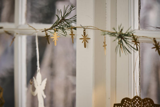 Guirlande laiton STARS