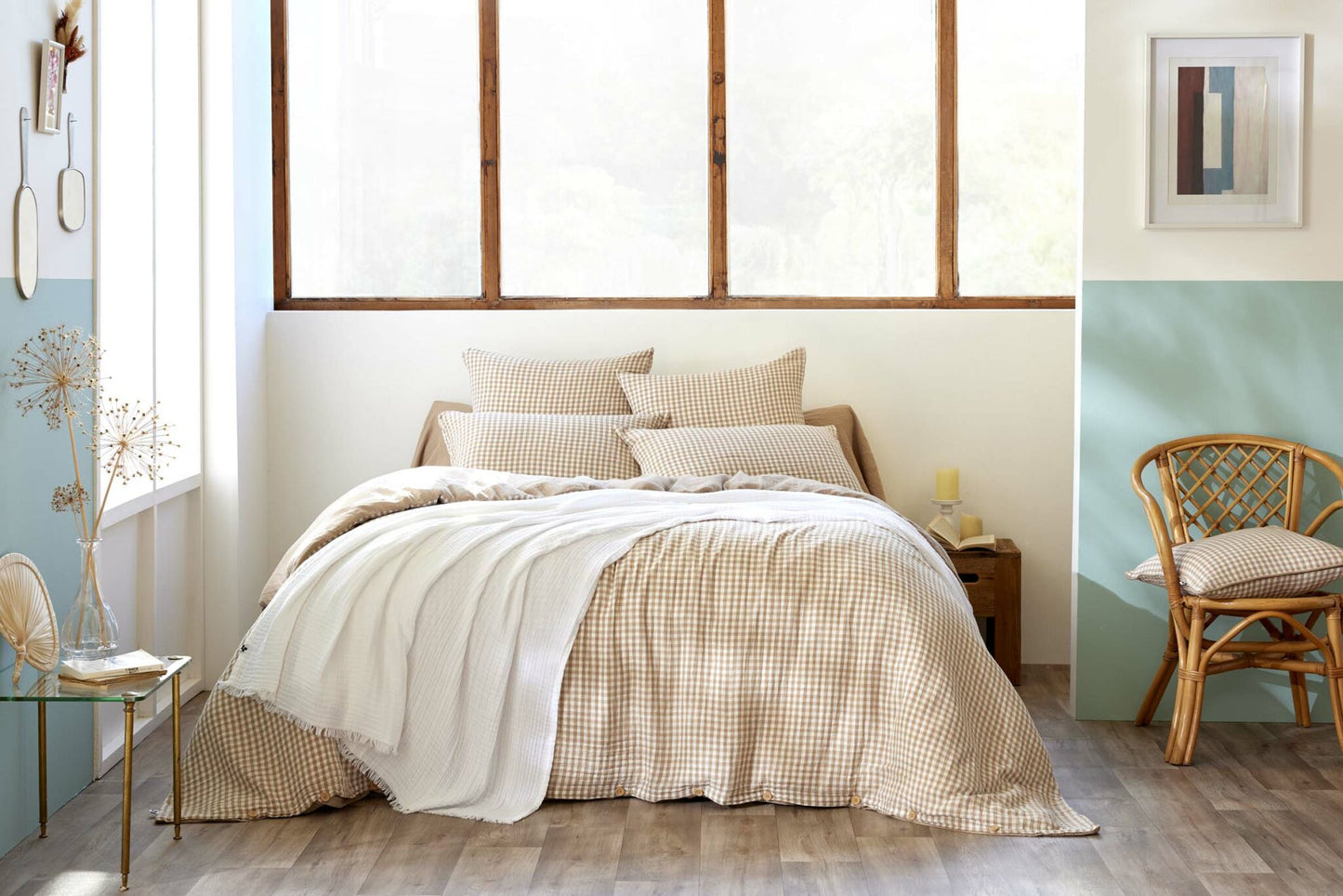 Housse de couette vichy - FICELLE