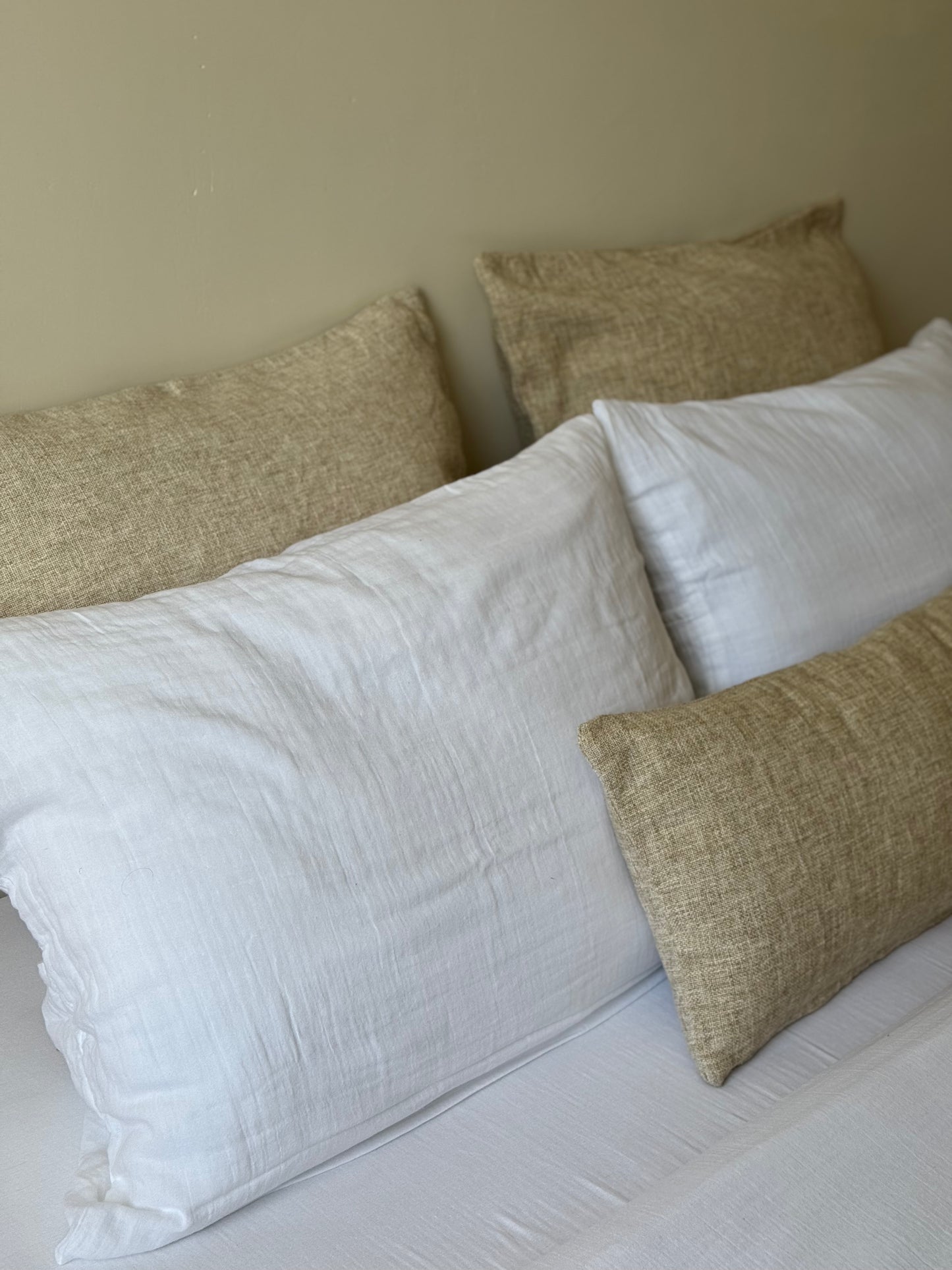 Housse de couette blanc, GAZE DE COTON