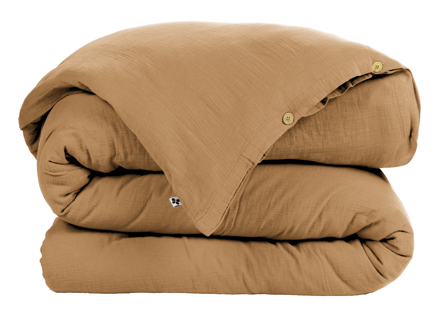 Housse de couette camel, GAZE DE COTON