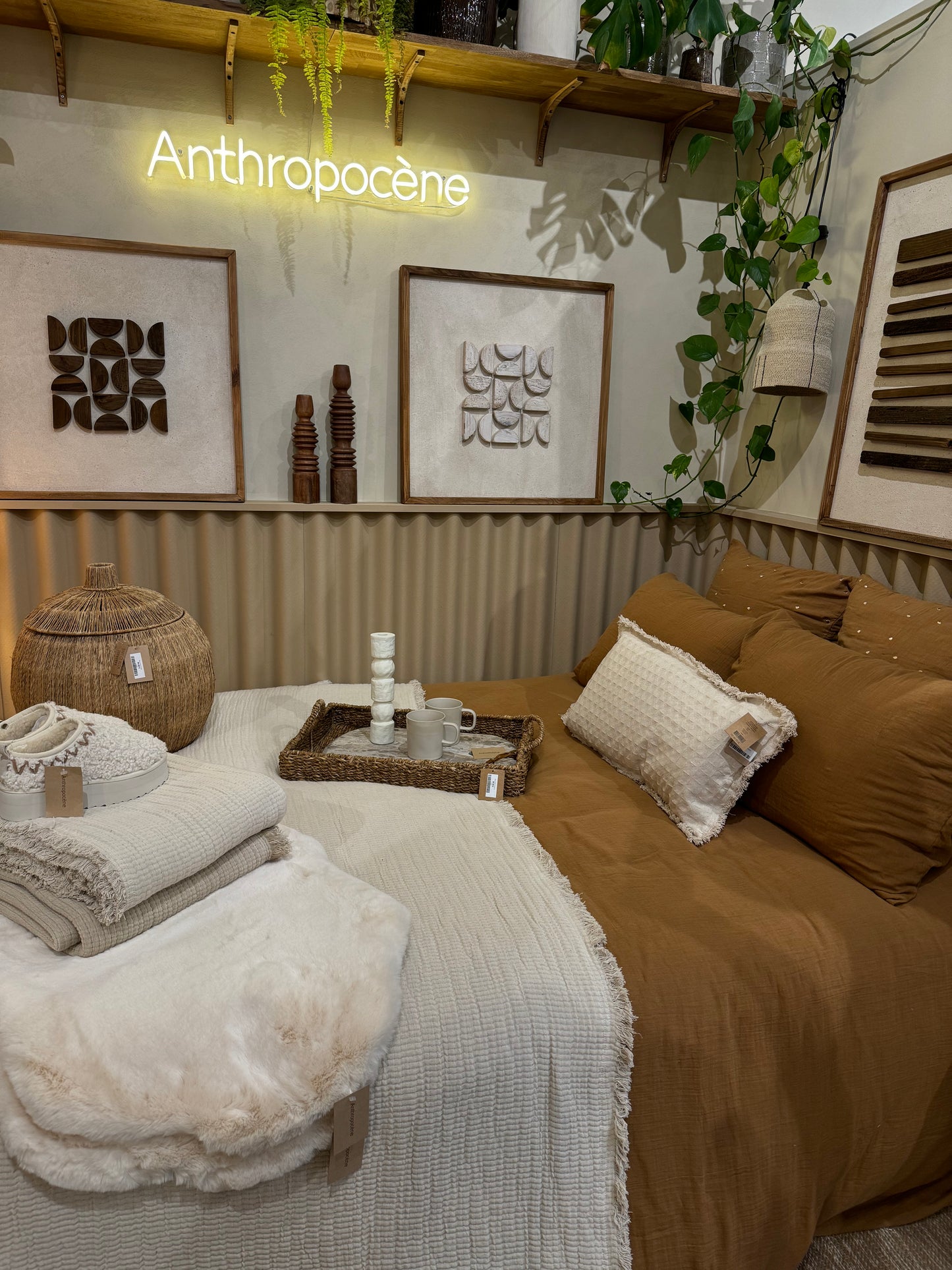 Housse de couette camel, GAZE DE COTON