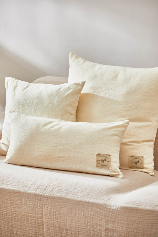Housse de coussin écrue - CRUDO