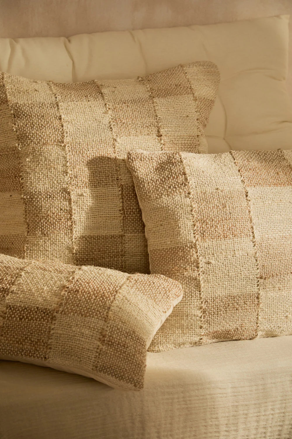 Housse de coussin damier - MALLORCA