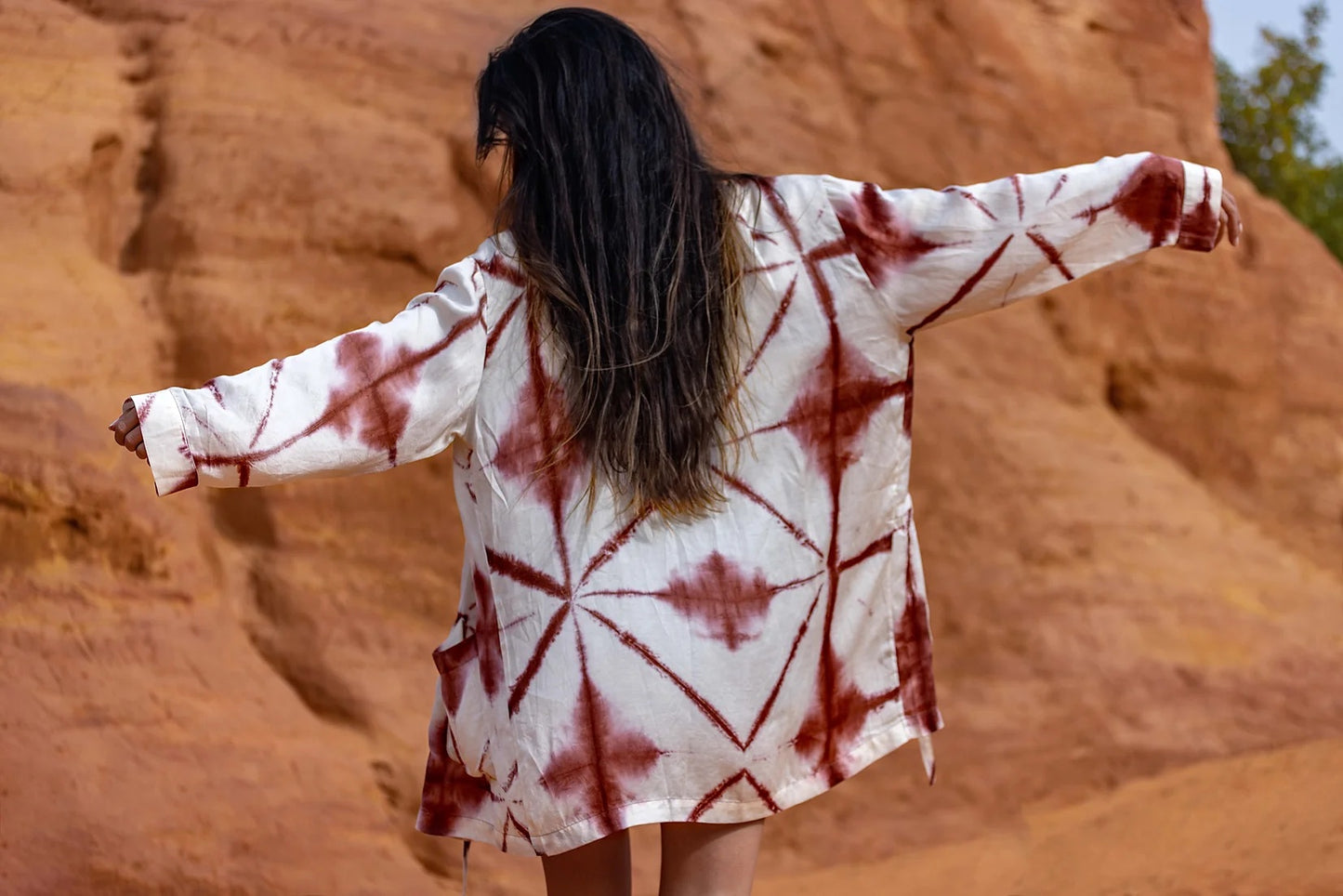 Kimono tie & dye, MADRAS