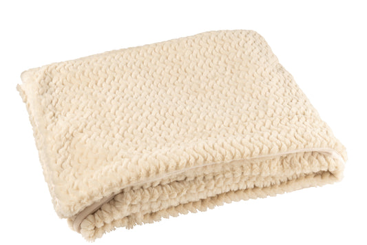 Plaid beige clair, FLUFFY