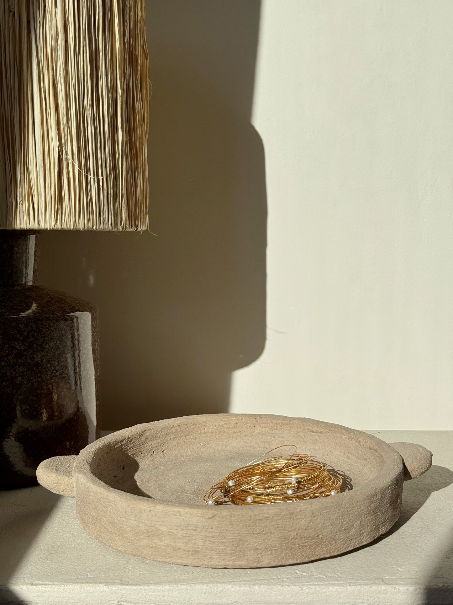 Plateau ciment - BEIGE
