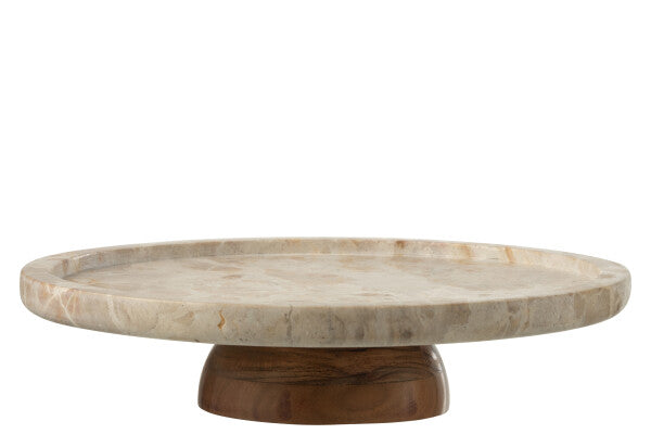 Plat rond - MARBRE