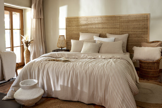 Housse de couette rayée - ROMIE