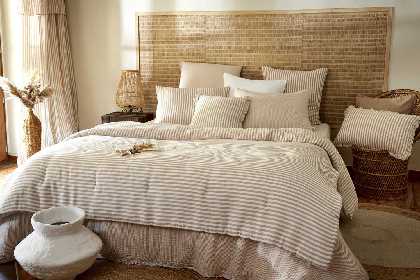 Housse de couette rayée - ROMIE