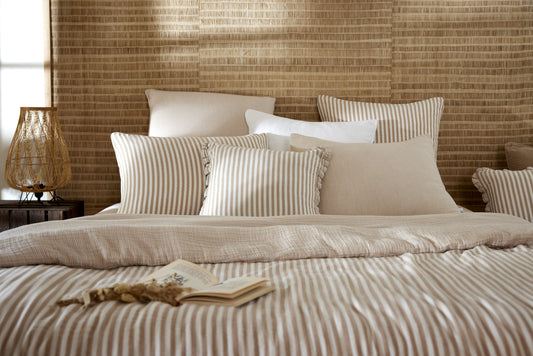 Taie d'oreiller rayures- ROMIE