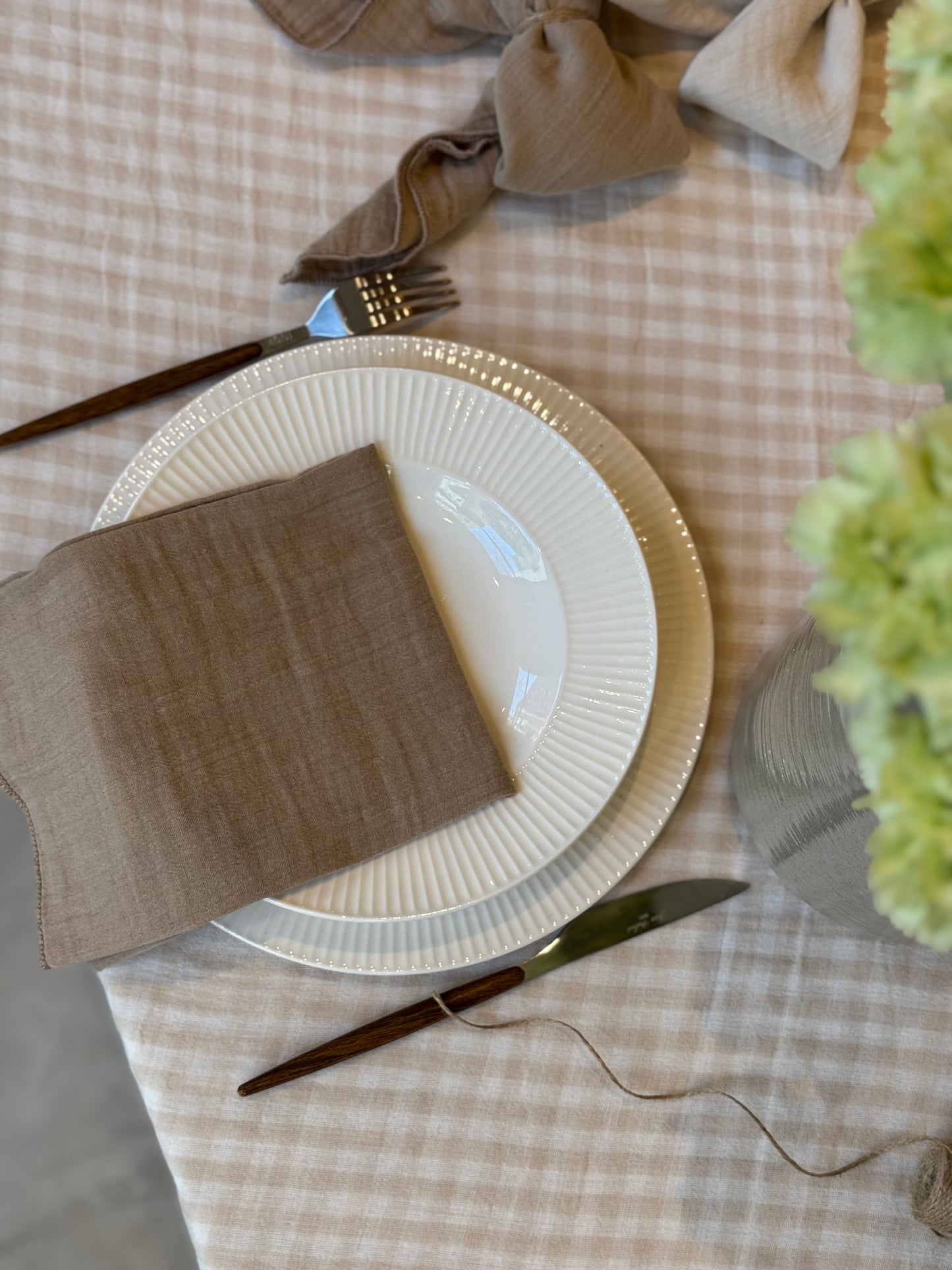 Serviette de table, GAZE DE COTON lot de 3