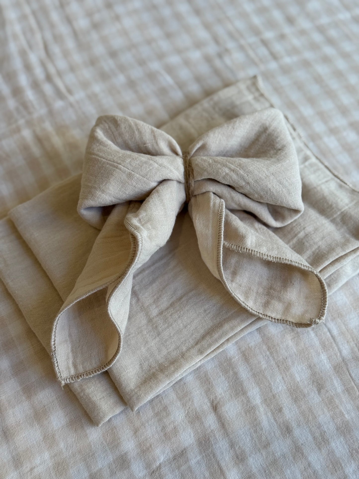 Serviette de table, GAZE DE COTON lot de 3