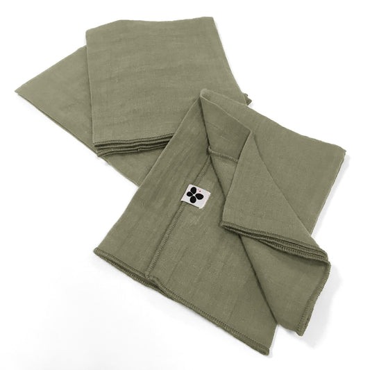 Lot serviettes de table - KAKI