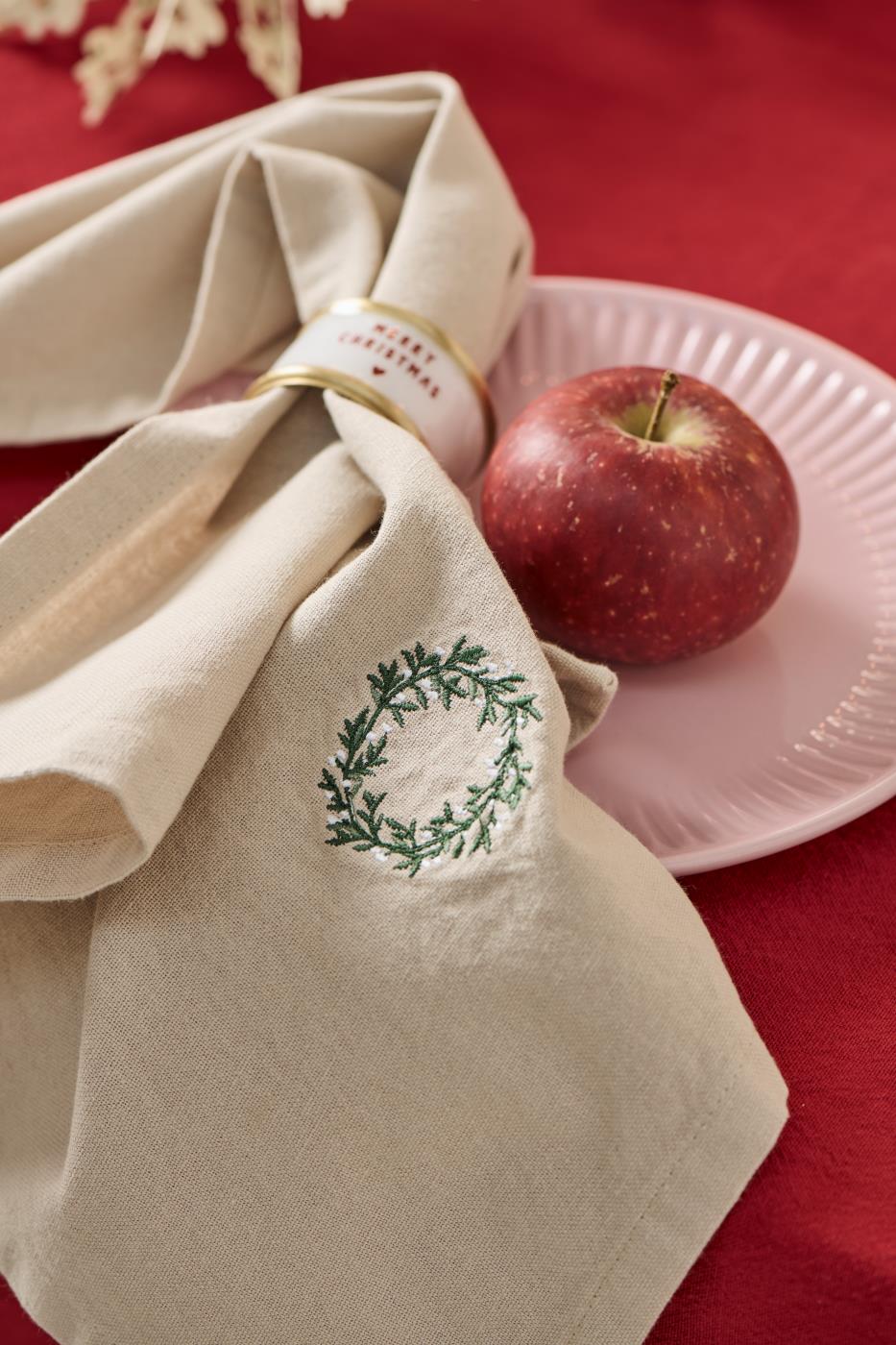 Serviette de table x2 - COURONNE