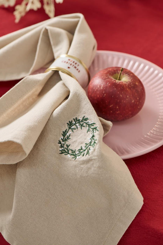 Serviette de table x2 - COURONNE