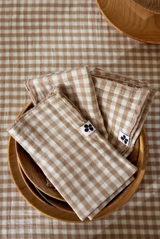 Lot serviettes de table - VICHY FICELLE