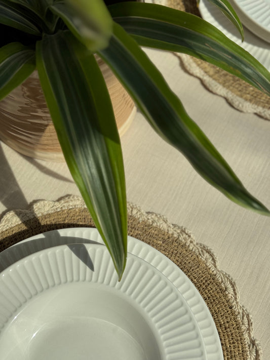 Set de table rond, ALGA