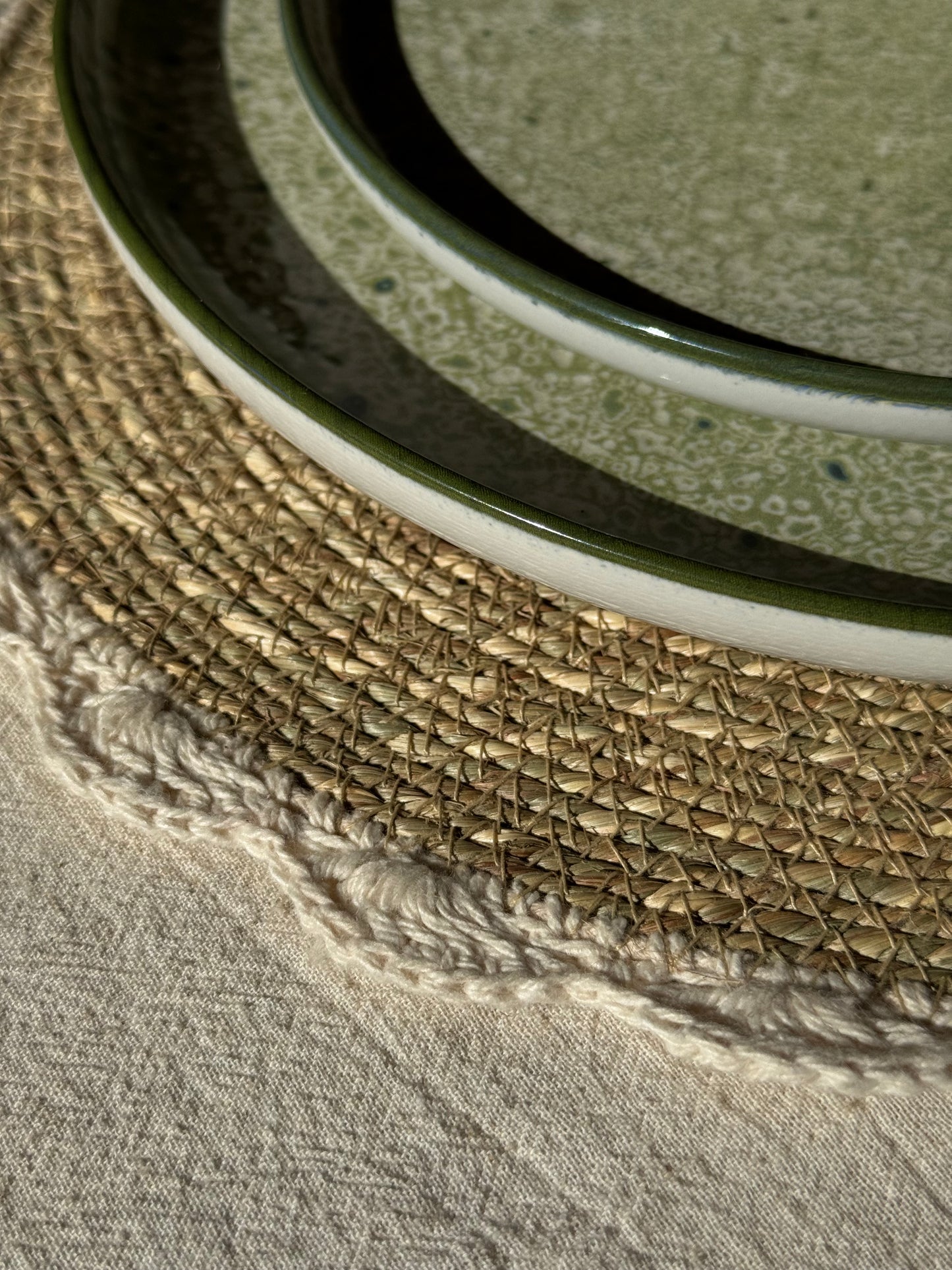 Set de table rond, ALGA