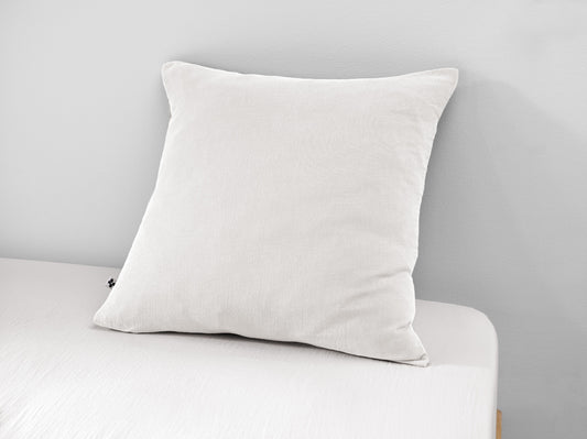 Taie d'oreiller unie blanc, GAZE DE COTON
