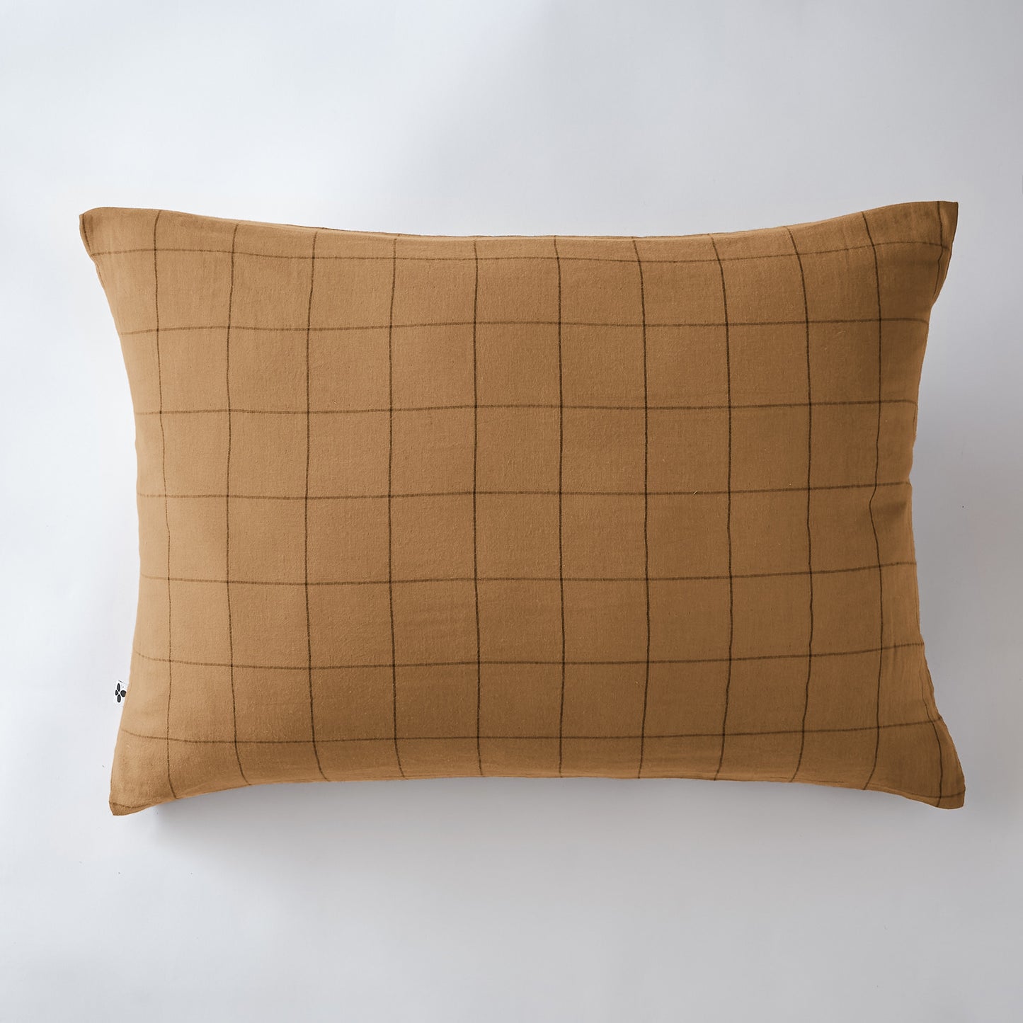 Taie d'oreiller match camel, GAZE DE COTON