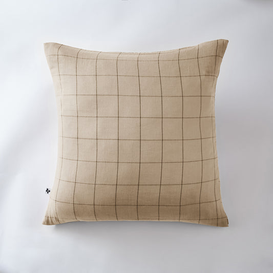 Taie d'oreiller match ficelle, GAZE DE COTON