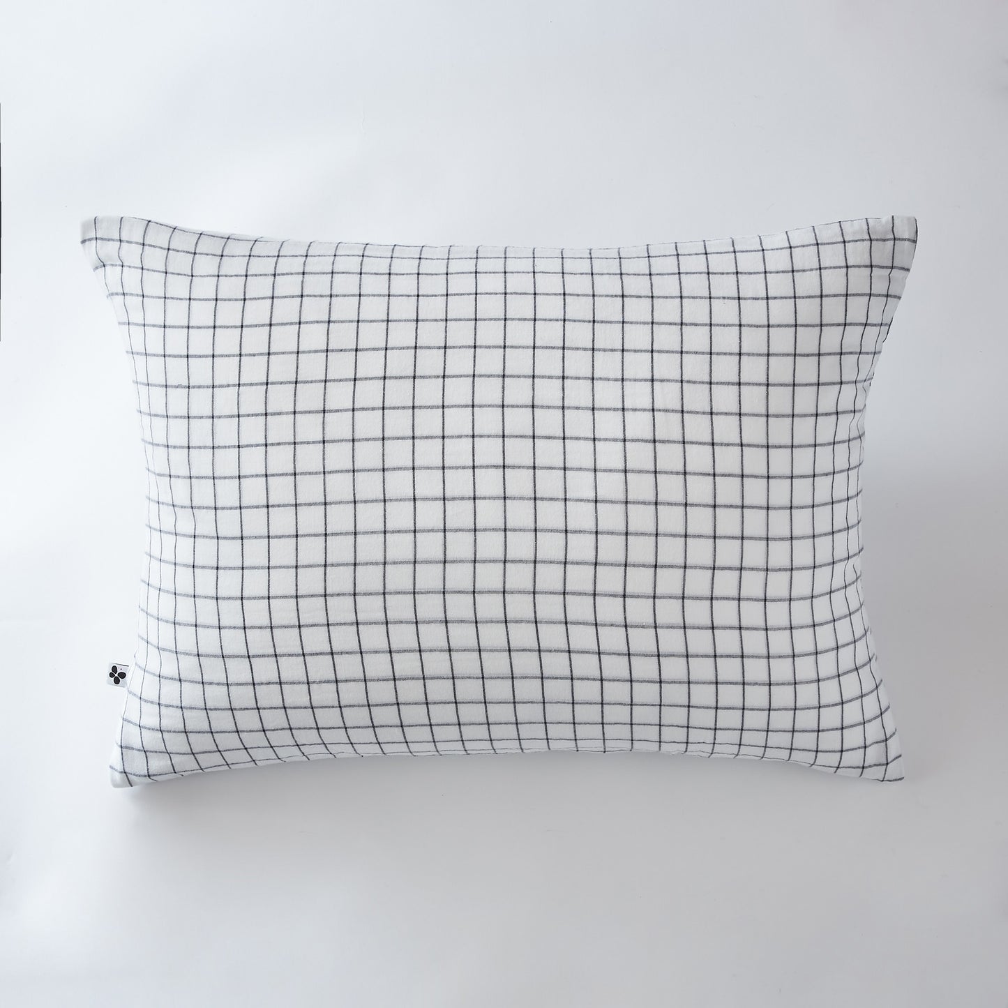Taie d'oreiller blanc mix, GAZE DE COTON