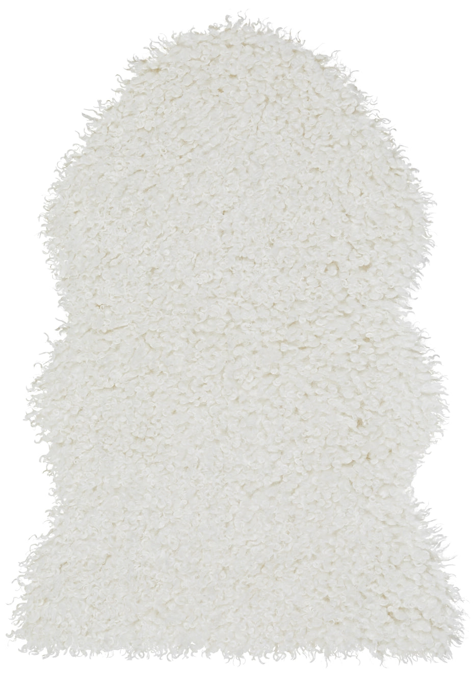 Tapis blanc - WOOLY