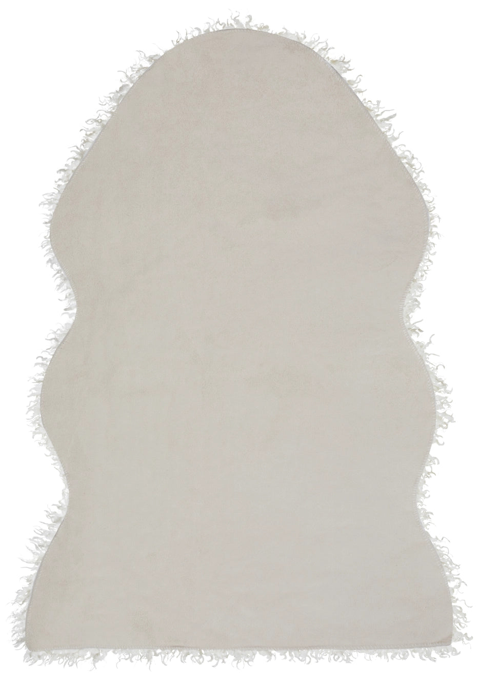 Tapis blanc - WOOLY