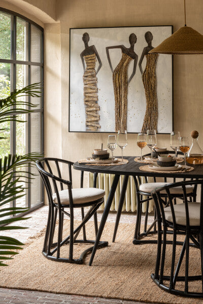 Tapis en jute 200x300 cm, FORMENTERA