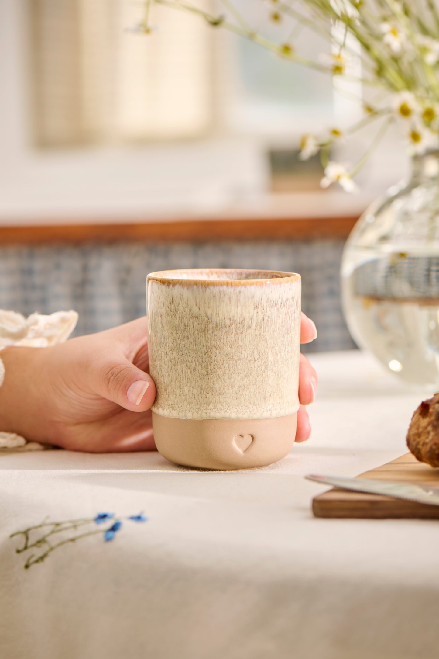 Tasse en grès, HEART