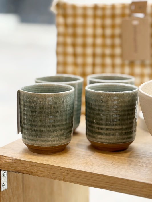Tasse verte, par 4 CAMEO