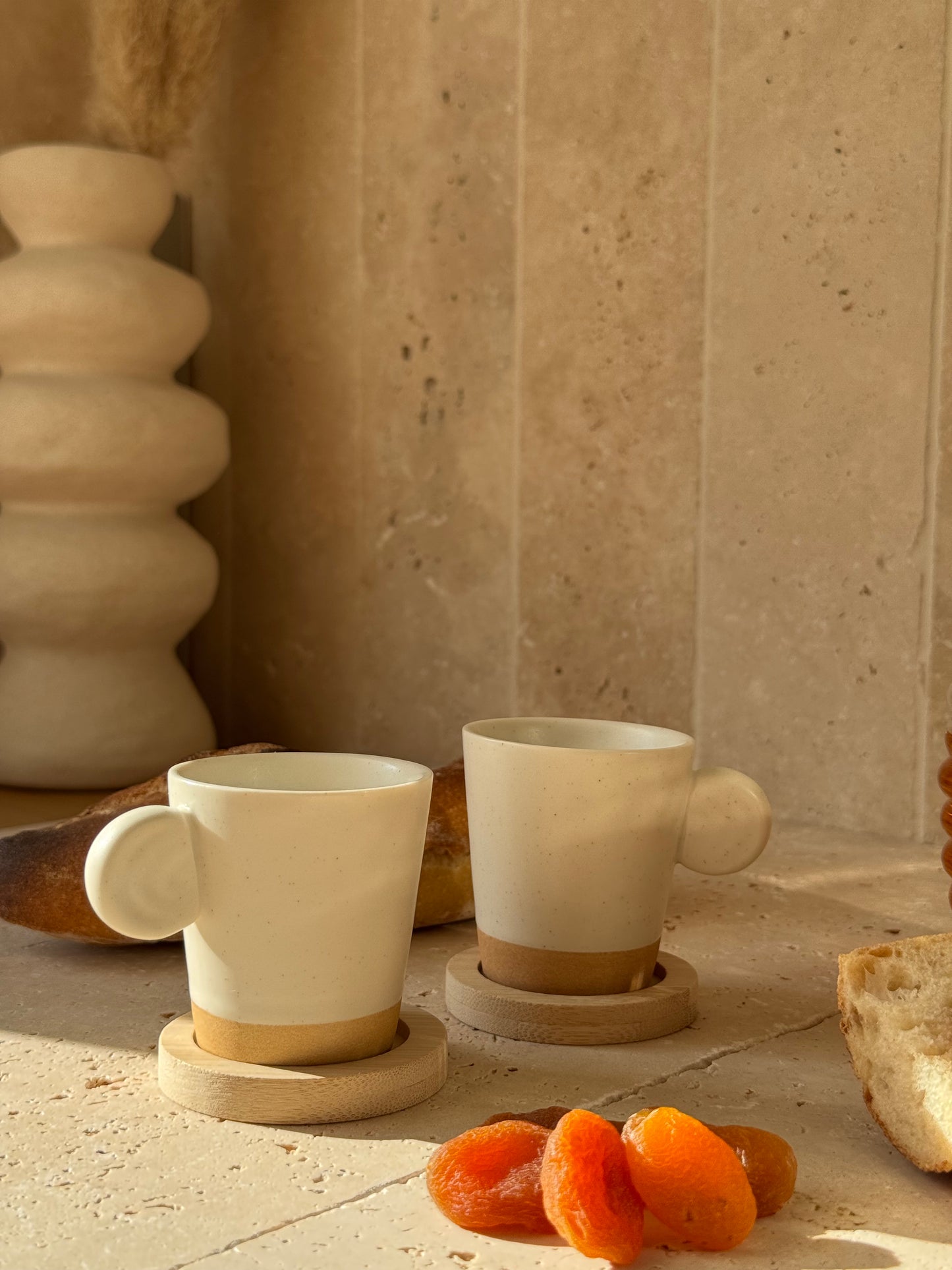 Tasse en céramique, BITERRA lot de 2